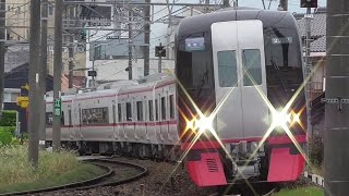 犬山線初運用！名鉄2200系2212F快特新鵜沼 江南駅付近を通過！