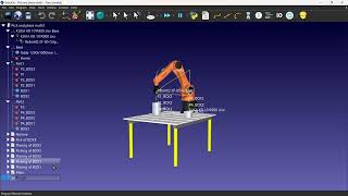 RoboDK python programming : Multiparts pick and place using python programming