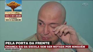 Criança sai pela frente da escola sem ser notada