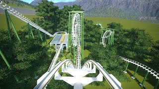 Python Efteling Netherlands Front Seat Onride POV [Planet coaster]