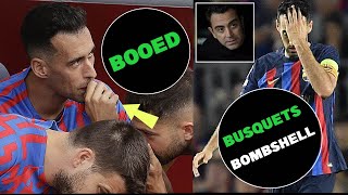 🗣FC Barcelona latest news today|FC Barca news, Sergio Busquets dropped a bomshell.