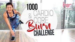 1000 Cardio & Core 🔥 BURN 🔥 Challenge | Joanna Soh