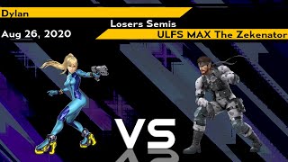 [Smash Ultimate] XeNOwifi 24 (L.Semis) - Dylan vs ULFS MAX  The Zekenator