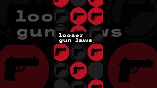 How gun laws get looser after mass shootings #shorts