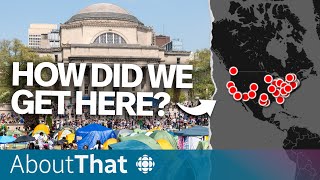 How U.S. campus protests spread to Canada and beyond | About That