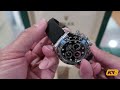 rolex cosmograph daytona white gold oyster flex black dial with diamonds unboxing and review video