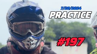 #197番さん PRACTICE 2024年7月20日 Motocross Village