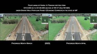 Harda to Temagav (M.P) - Drone Video - April 2023