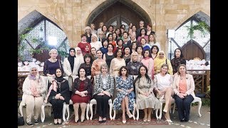 Mehriban Əliyeva diplomatik missiya rəhbərlərinin həyat yoldaşları ilə görüşüb