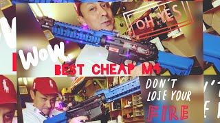 M4 Airsoft Nuprol Delta Pioneer Defender Airsof best cheap gun for beginners 2 tone