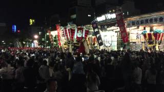 堺まつり 前夜祭 北戸川ふとん太鼓 大歓声