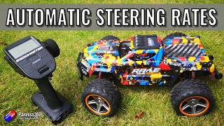 Automatic steering rates: Make an RC Car easier to handle at high speed (MT12 and EdgeTX)