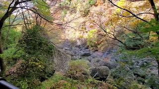 茨城県・袋田の滝の景観　2022年11月12日