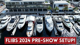 FLIBS 2024 Behind the Scenes Setup | Boating Journey