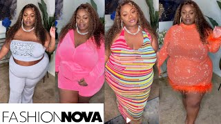 HUGE‼️Fashion Nova Curve Haul 😍🔥😋 Fashion Nova Plus Size Haul 3x| Life Update |Dating 😱