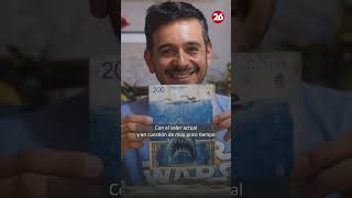 Un argentino pinta a celebridades en billetes para impulsar su valor