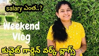 kuwait garden work vlogs |కువైట్ గార్డెన్ వర్క్ వ్లాగ్స్CHANDUADDA