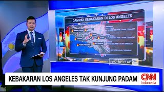 Kebakaran Los Angeles Tak Kunjung Padam, Ini Penyebabnya