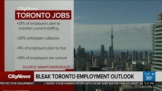Business report: Toronto's bleak employment outlook
