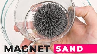Cool Experiment Sand, Magnet & Iron filings
