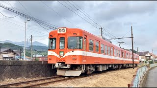 【4K】元京王5000系 岳南鉄道9000形 神谷駅発車