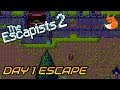 K.A.P.O.W. CAMP DAY 1 ESCAPE (Perimeter Breakout) | The Escapists 2 [Xbox One]