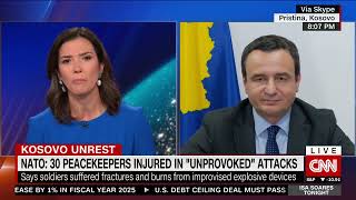 Prime Minister Kurti's interview for CNN International