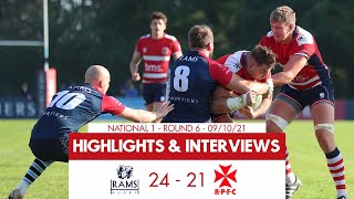 RAMS 24-21 ROSSLYN PARK | NATIONAL 1 21/22 - ROUND 6 | HIGHLIGHTS \u0026 INTERVIEWS