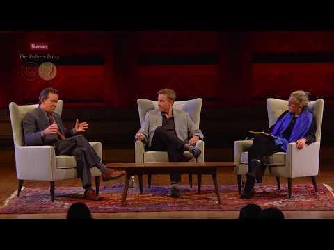 Caroline Elkins speaks with Joby Warrick and Lawrence Wright at the Pulitzer Centennial