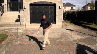 Paver Driveway Installation - Properly graded base