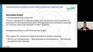 CarIPI - IP in School: overview of the educational materials