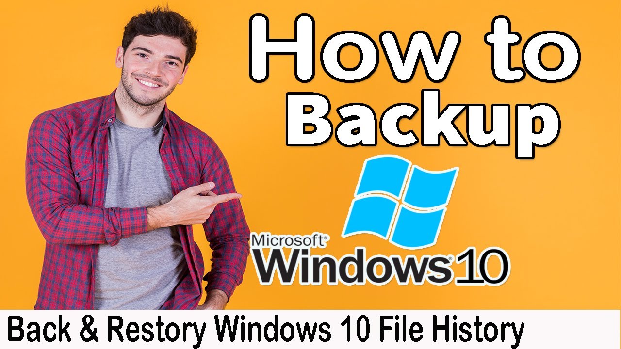 How To Windows 10 Backup In External Drive [File History Restore ...