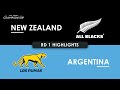 HIGHLIGHTS | NEW ZEALAND v ARGENTINA | The Rugby Championship 2024