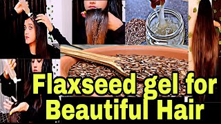 DIY FLAXSEED GEL | For Hair Growth & Shiny Soft Hair (MUST TRY) | FLAXSEED #hair #flaxseed #haircare