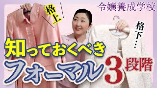 フォーマル(礼装)ドレスコードの3段階