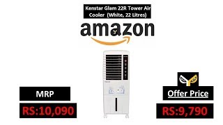 Kenstar Glam 22R Tower Air Cooler  (White, 22 Litres)