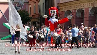 68. loutkářská Chrudim - LOUTKÁŘSKÝ ŠTRÚDL - ZAHÁJENÍ - ukázka - upozornění - 29.6.2019