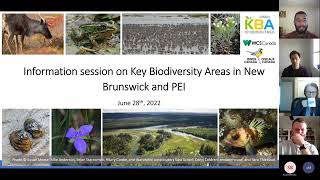 Key Biodiversity Areas in New Brunswick and PEI (Information Session)