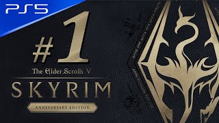 PS5 Skyrim Anniversary Edition The Elder Scrolls V - Part 1 Walkthrough Full Game Playthrough