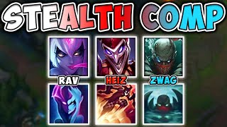 WE RAN A TRIPLE STEALTH COMP WITH RAV! (THE COLLAB YOU ASKED FOR) - League of Legends