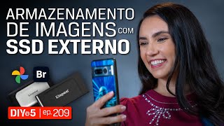 Como Armazenar Imagens com SSD Externo: XS1000 e XS2000