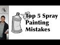 The Top 5 Mistakes to Avoid When Painting With Spray Paint