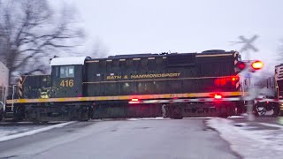 Ultra Rare ALCO RS18u on NS Train! Plus: BNSF + UP Engines on NS Train! 1 CP Engine Pulls Big Train!