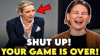 Baerbock embarrassed herself AGAIN! Alice Weidel destroyed the arrogant German's career