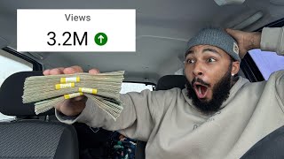 youtube paid me my biggest check ever!