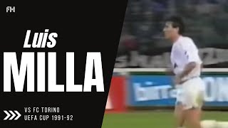 Luis Milla ● Skills ● FC Torino 2:0 Real Madrid ● UEFA Cup 1991-92