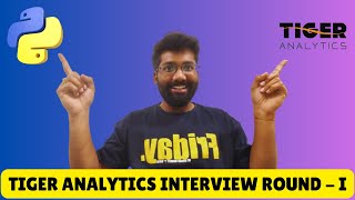 Tiger Analytics interview Round - I | Python Coding challenge | Code-102