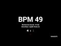 metronome bpm 49 hi hat 8th