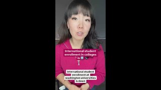 International student enrollment is down at WA universities