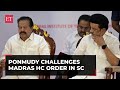 Tamil Nadu: Ex-DMK Minister Ponmudy moves SC challenging his conviction in corruption case